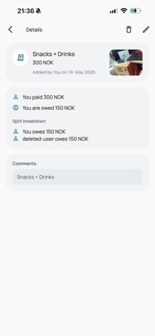 Synk - Trips & Split Expenses screenshot