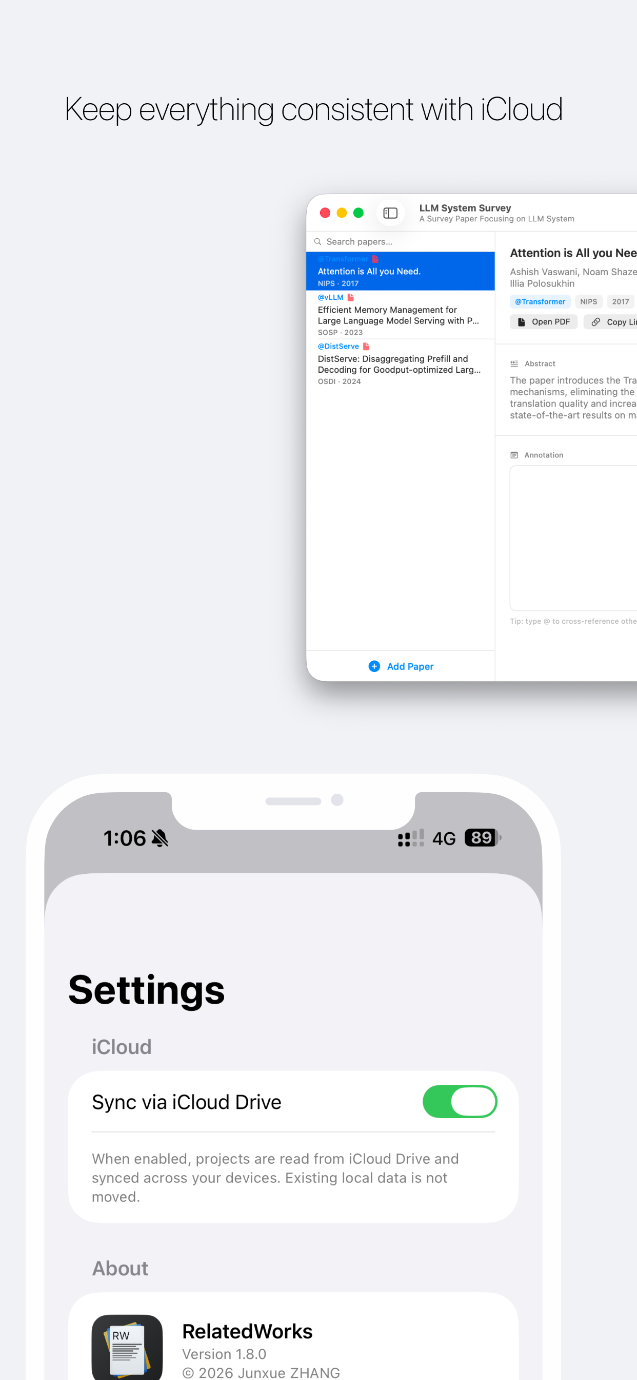 RelatedWorks screenshot 5