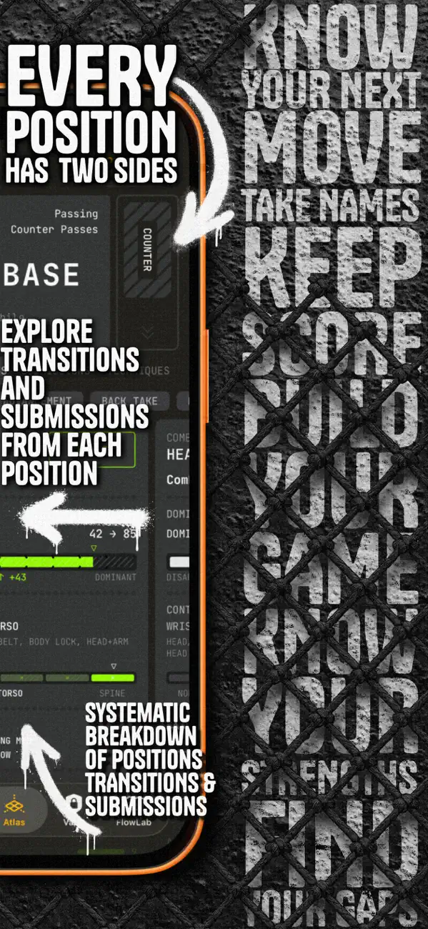 Screenshot #2 pour Grapla — BJJ Jiu-Jitsu Journal
