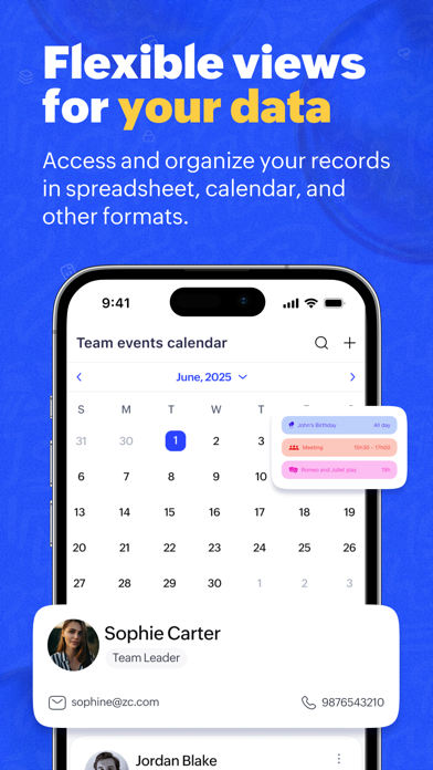 Zoho Creator:Low-code Platform iPhone screenshot 5 - Business app