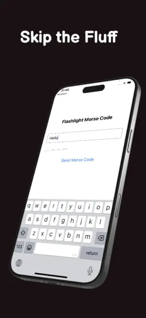 Morse Signal Flashlight screenshot 2
