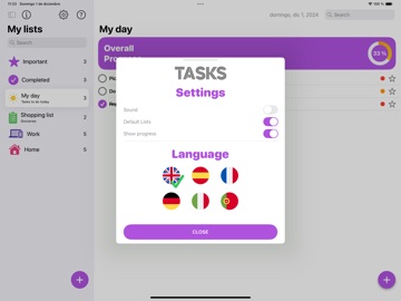 tasks-todo iPad screenshot