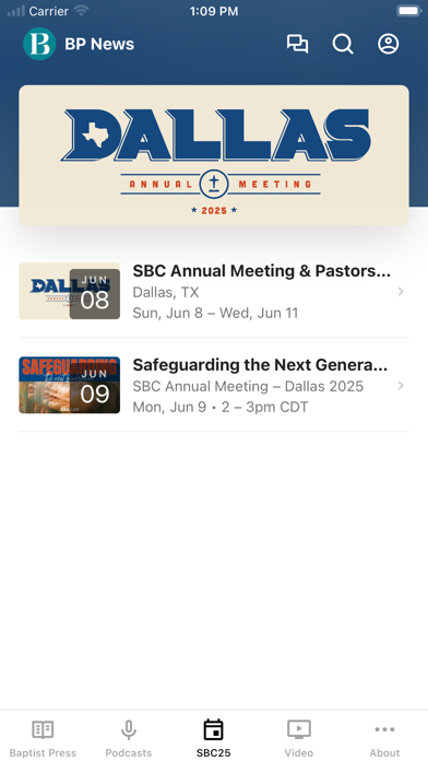 Baptist Press Screenshot