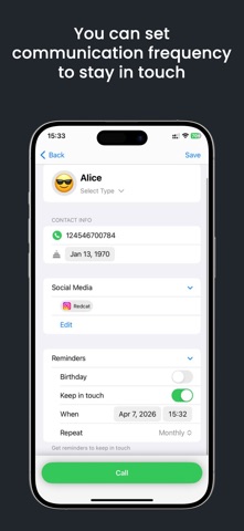 KITouch: Keep in Touch screenshot