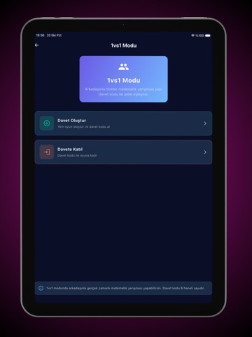 PiBattle: Matematik Yarışı iPad screenshot