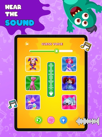 Guess Sound: Monster Voice iPad screenshot