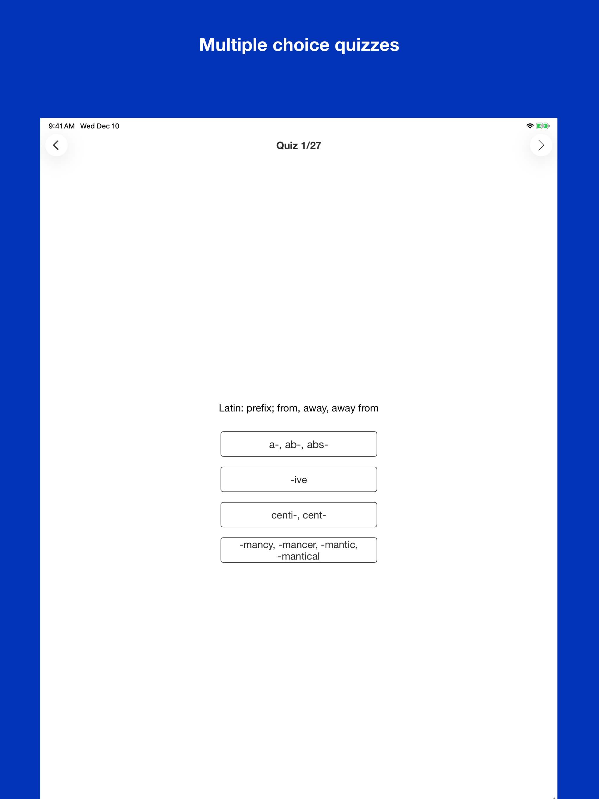 English Prefix Suffix Master screenshot 15
