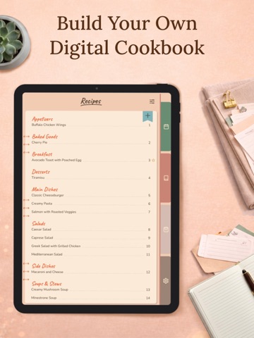 Simple Meal Planner & Cookbook ipad screenshot 3
