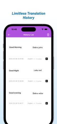 English - Croatian Translator iPhone screenshot