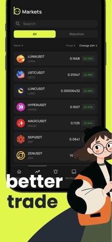 Bitike – Crypto Price Alerts iPhone screenshot