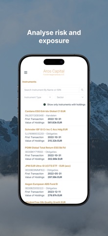 Aros Capital screenshot