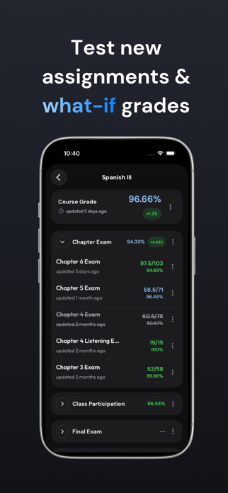 Dicy: Track Your Grades Screenshot 3 of 7