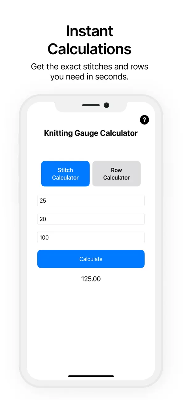 Screenshot #3 pour KNITCAL:Gauge Calculator