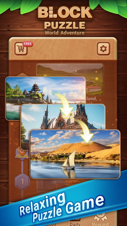 Block Puzzle - World Adventure screenshot-4