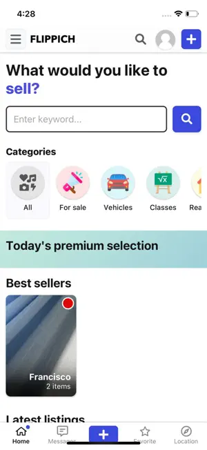 Flippich-Buy and Sell, Jobs!! screenshot 2