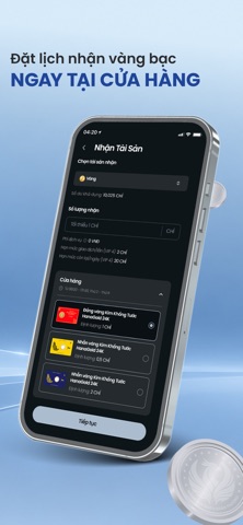 HanaSilver Mua vàng bạc online iPhone screenshot 5
