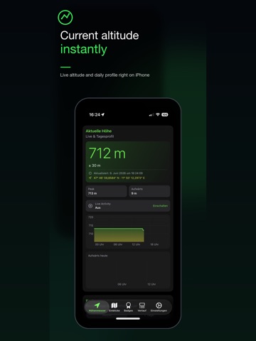 Altimeter Elevation Watch iPad screenshot