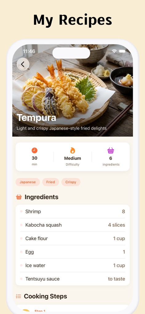My Recipes - Food Diary - Food & Drink App | MWM