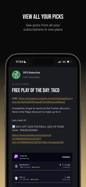 Winible: Expert Sports Picks screenshot 3