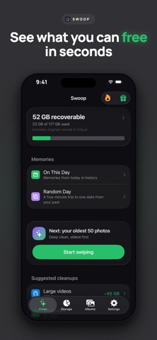 Swoop: Photo Cleaner & Storage screenshot