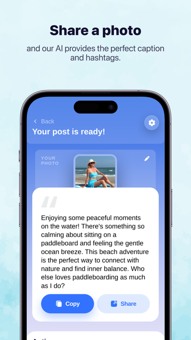 PostPro: AI Generated Posts Screenshot