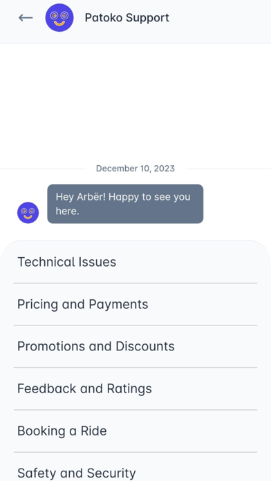 Patoko: Rideshare & Services iPhone screenshot 8 - Navigation app
