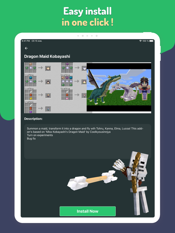 Craft Addons, Map, Skins iPad screenshot 3 - Entertainment app