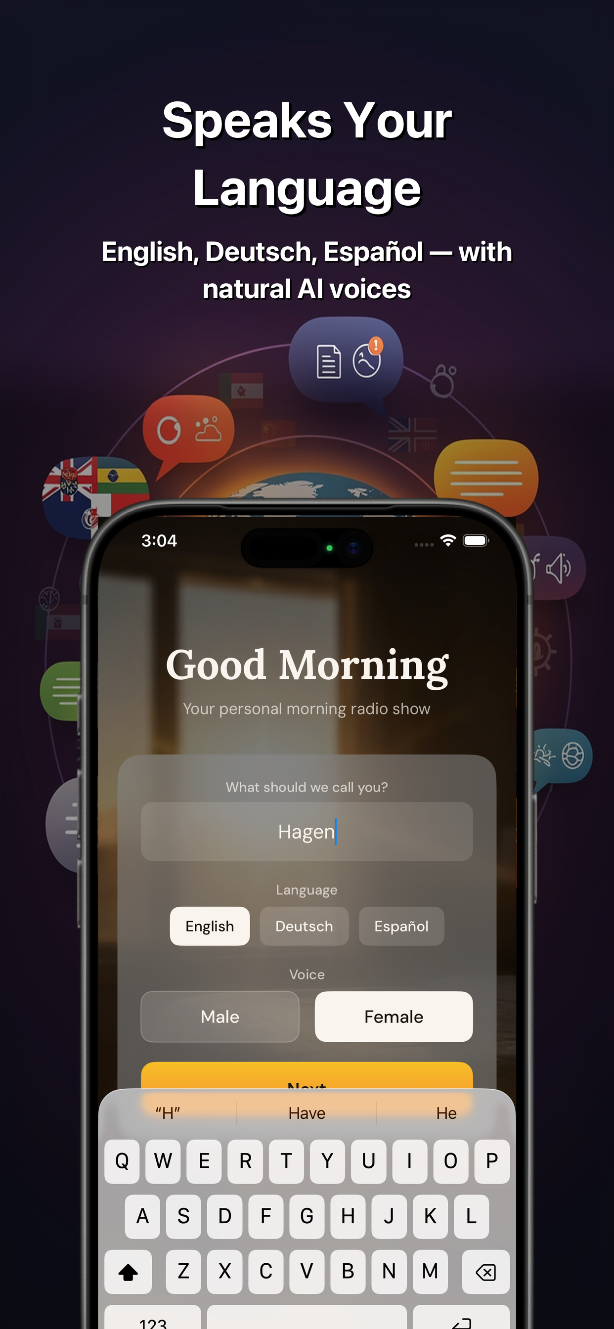 Good Morning: AI Alarm Radio