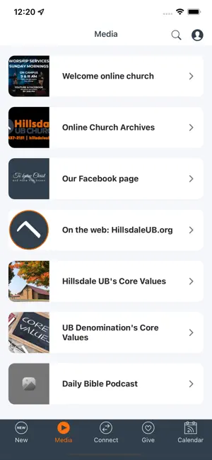 Hillsdale HUB screenshot 2