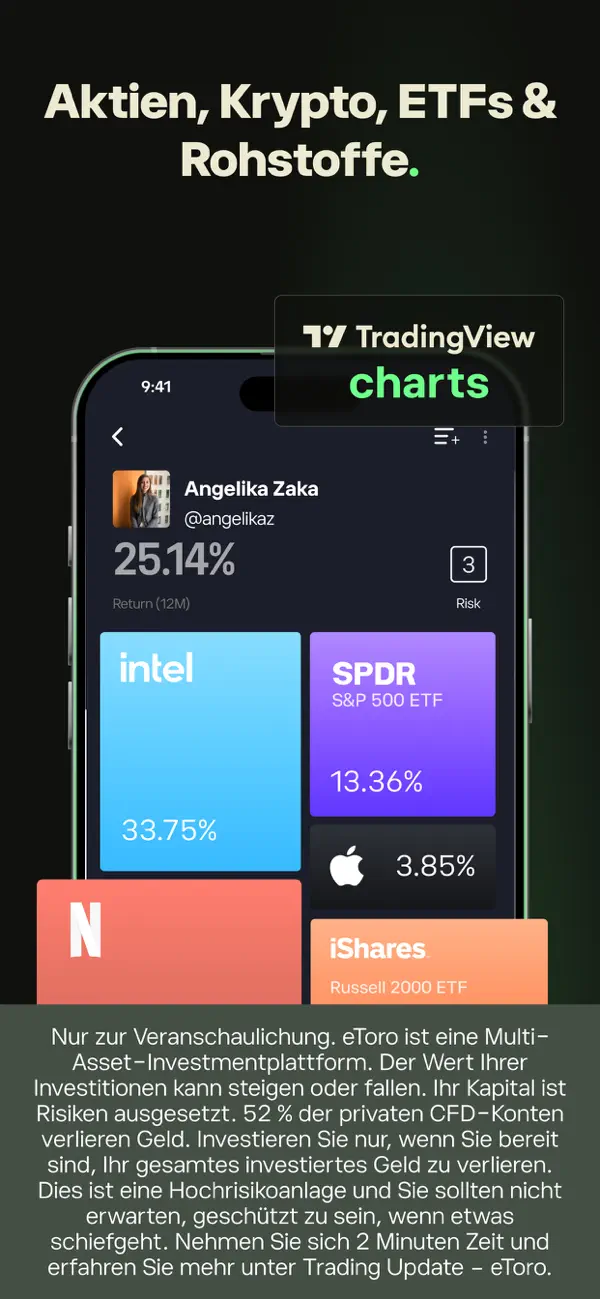 etoro: Handeln & Investieren, Screenshot 2
