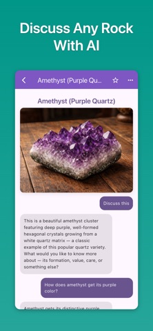 Rock Ace: AI Rock Identifier iPhone screenshot