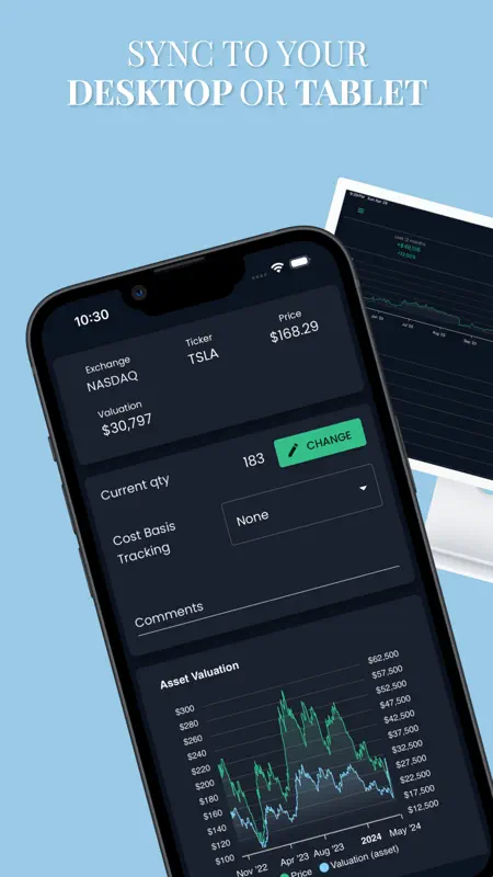 TrackMyStack Net Worth Tracker screenshot 4 of 6
