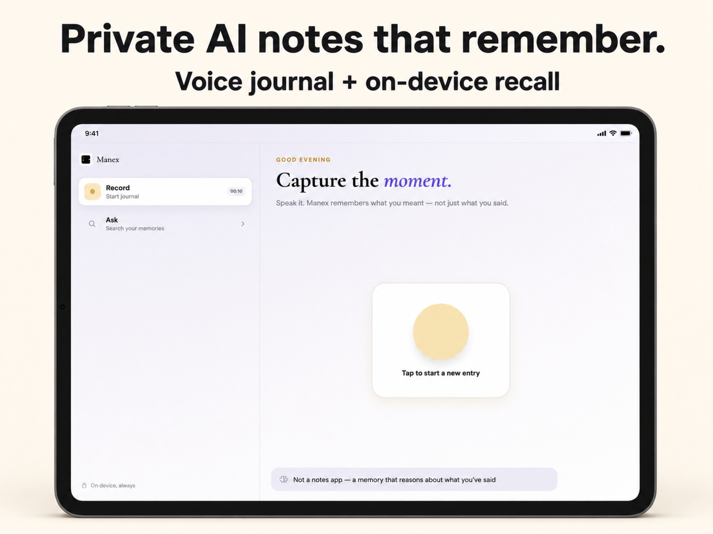 Manex: AI Voice Notes & Memory screenshot 6
