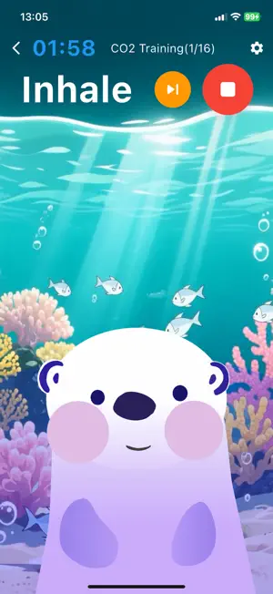Otter Freedive Apnea screenshot 2