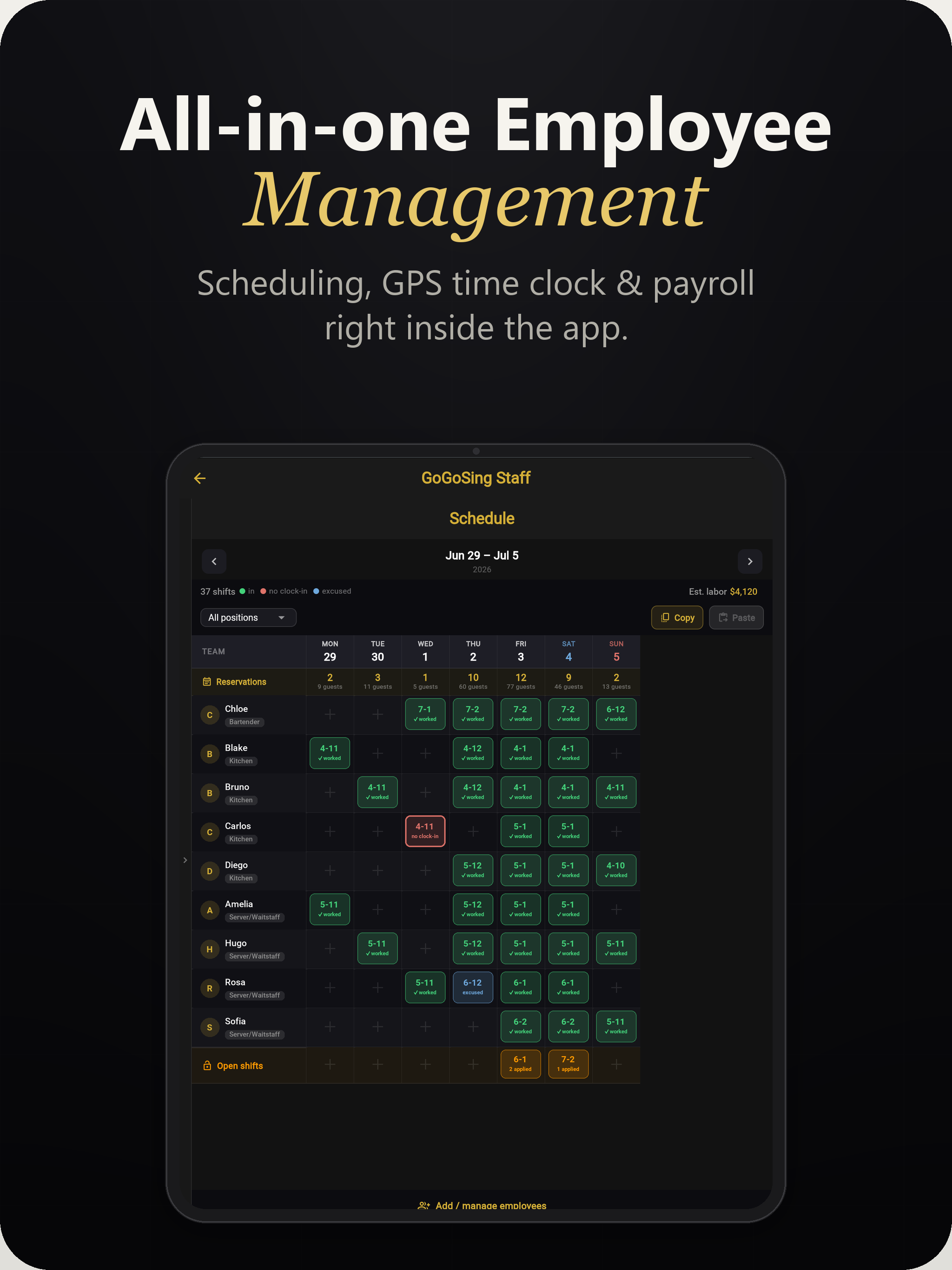 GoGoSing: Space Reservations screenshot 13