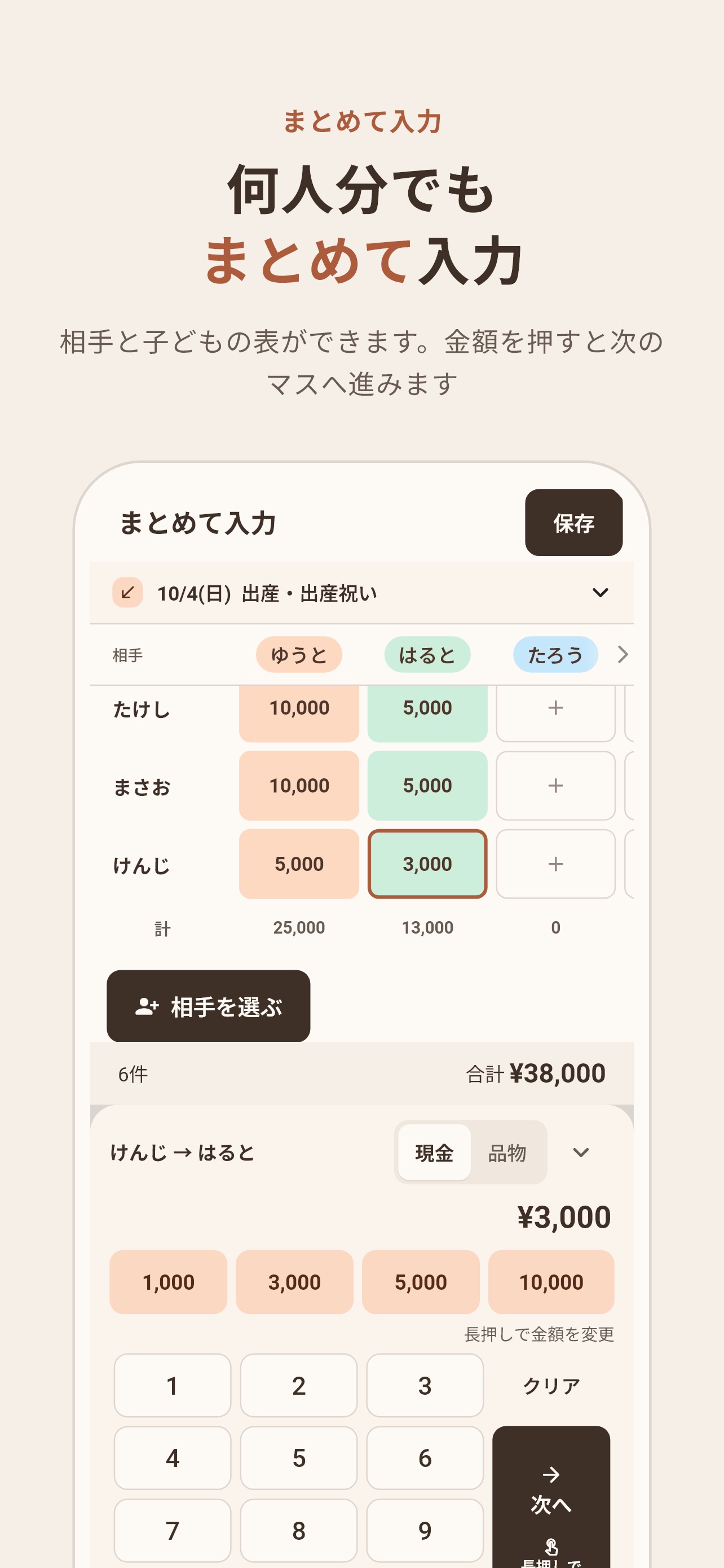 Screenshot 2 of Fukusa - 家族みんなの慶弔管理