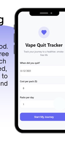 Quit Vaping and Save iPhone screenshot