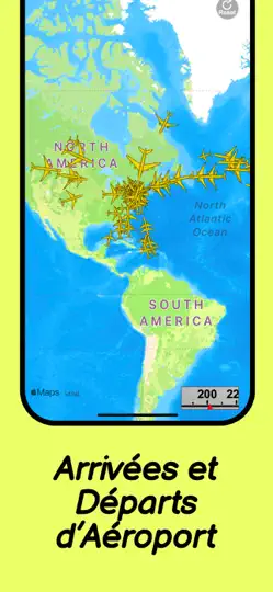Capture d'écran de Flight Radar | Avion En Direct sur iPhone 4