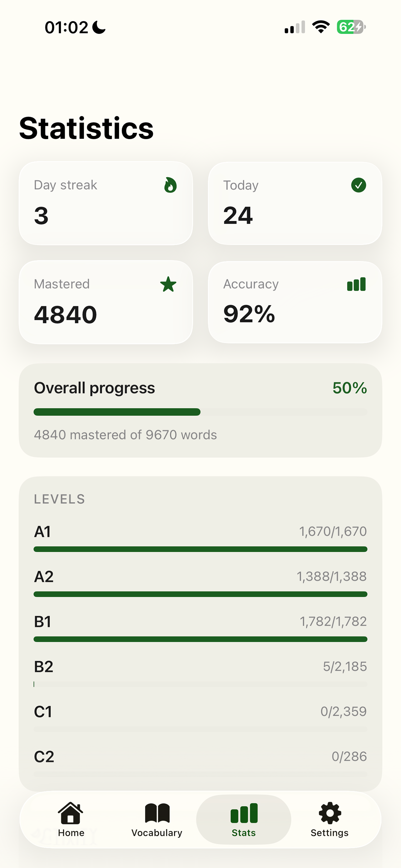 Learner screenshot 3