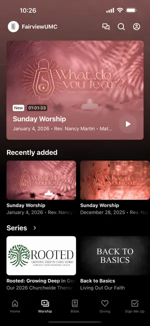 Fairview UMC Columbia screenshot 2