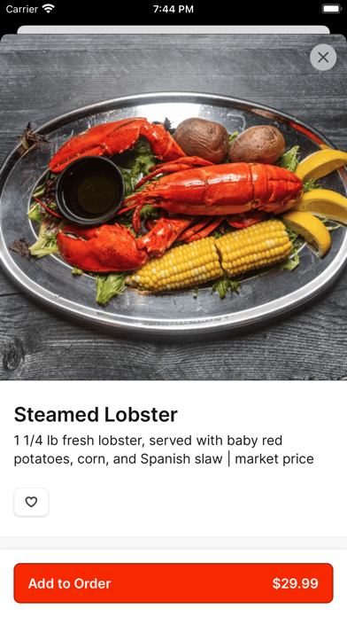 Bum Rogers Crab House & Tavern iPhone screenshot 4 - Food & Drink app