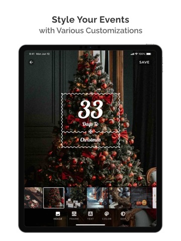 Days To Countdown iPad screenshot