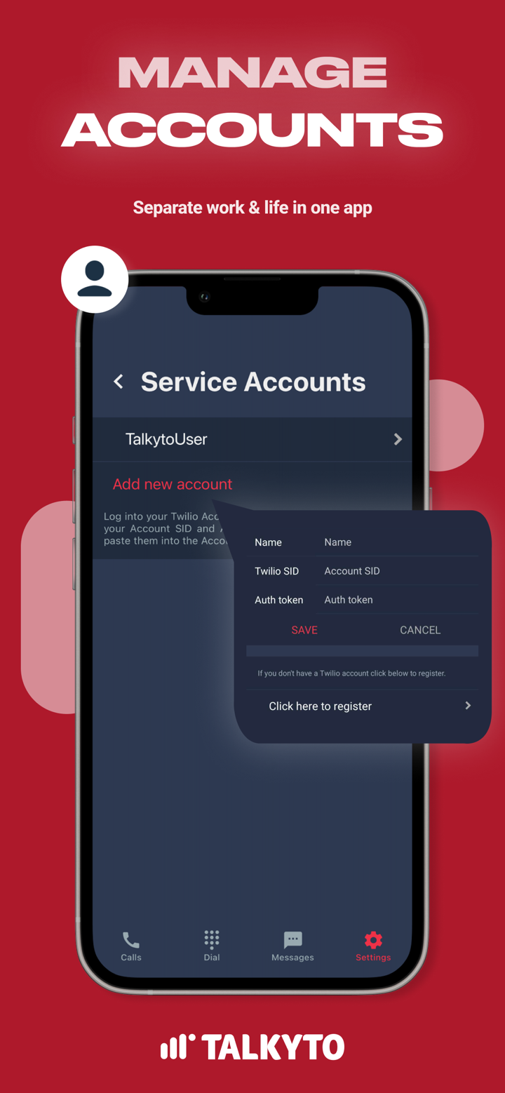 Talkyto - Twilio Calls & SMS screenshot 4