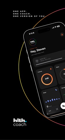 hlth. coach iPhone screenshot