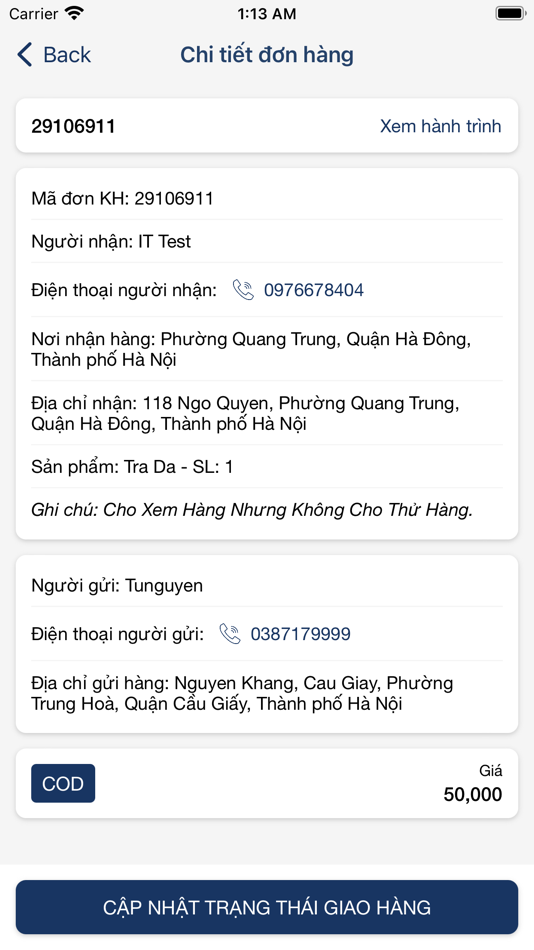 #5. Urbango Driver (iOS) 来自: Giao Hàng Ưu Việt