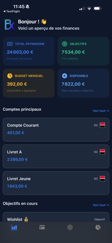 BankX screenshot