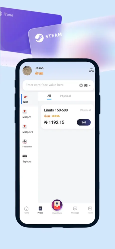 Globe Card App screenshot 2