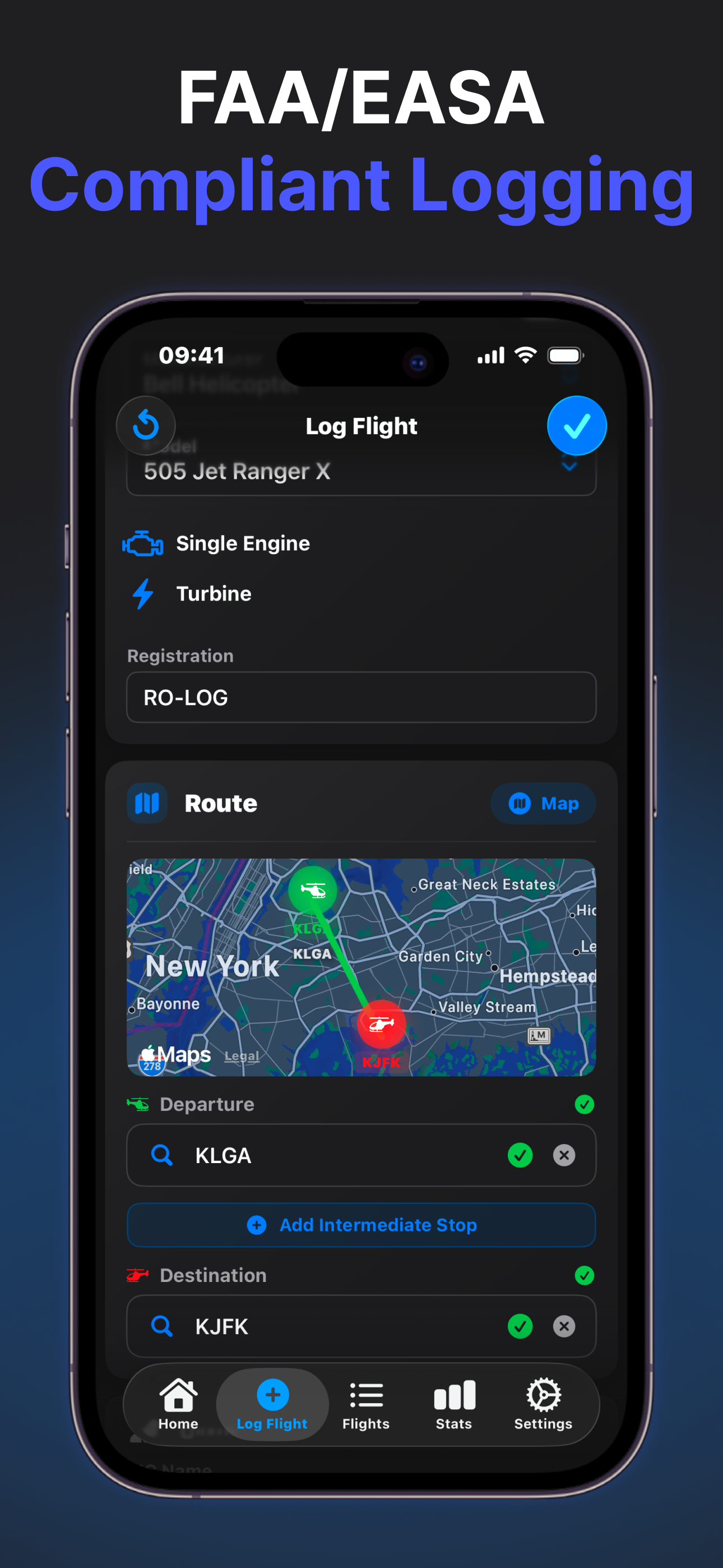 RotorLog: Helicopter Logbook