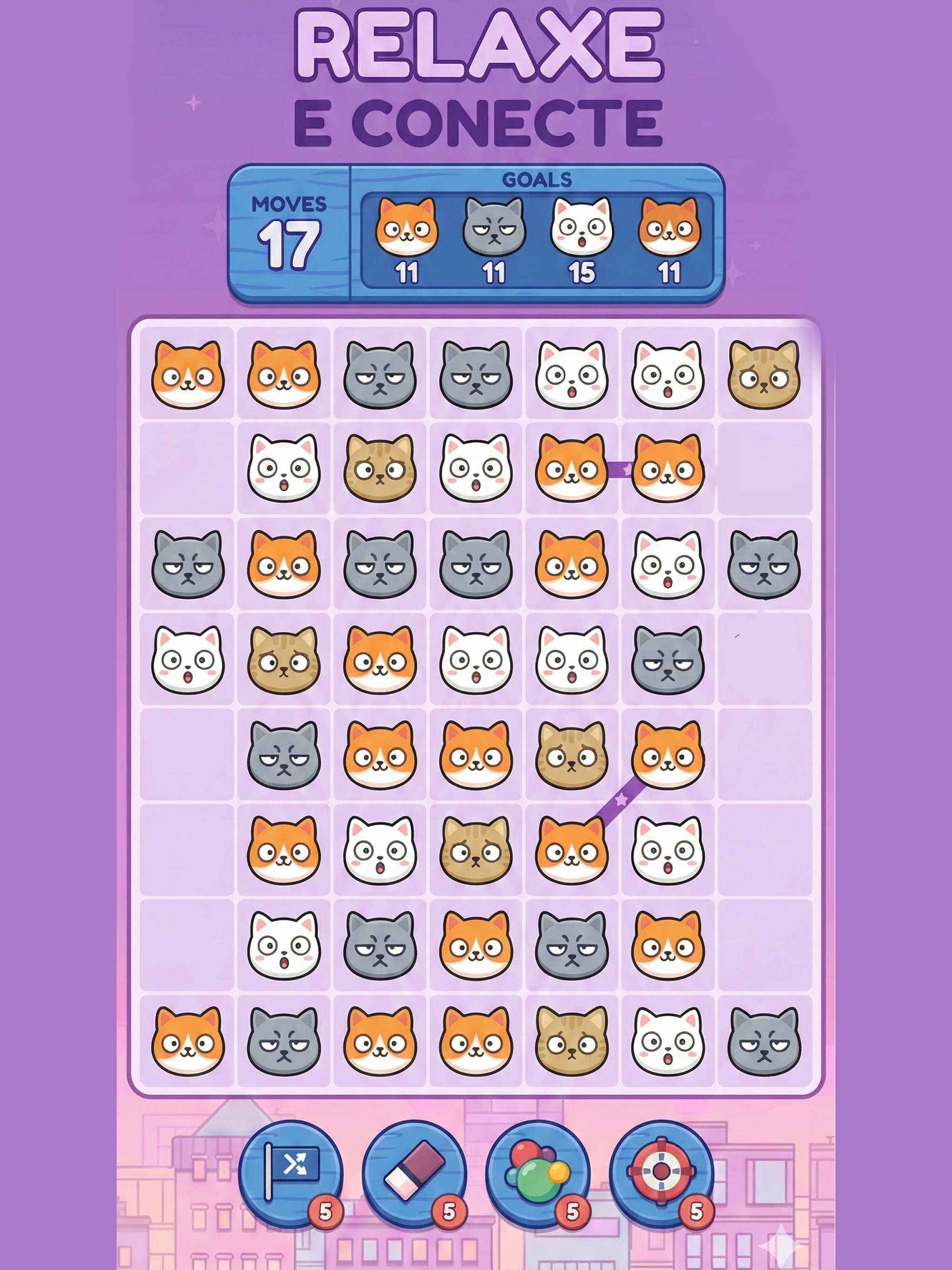 ConnectTheCat: Just a Cat Game screenshot 3