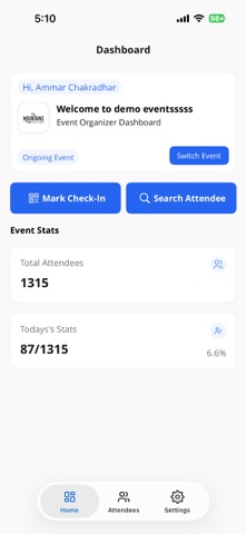 Sync Check-In screenshot